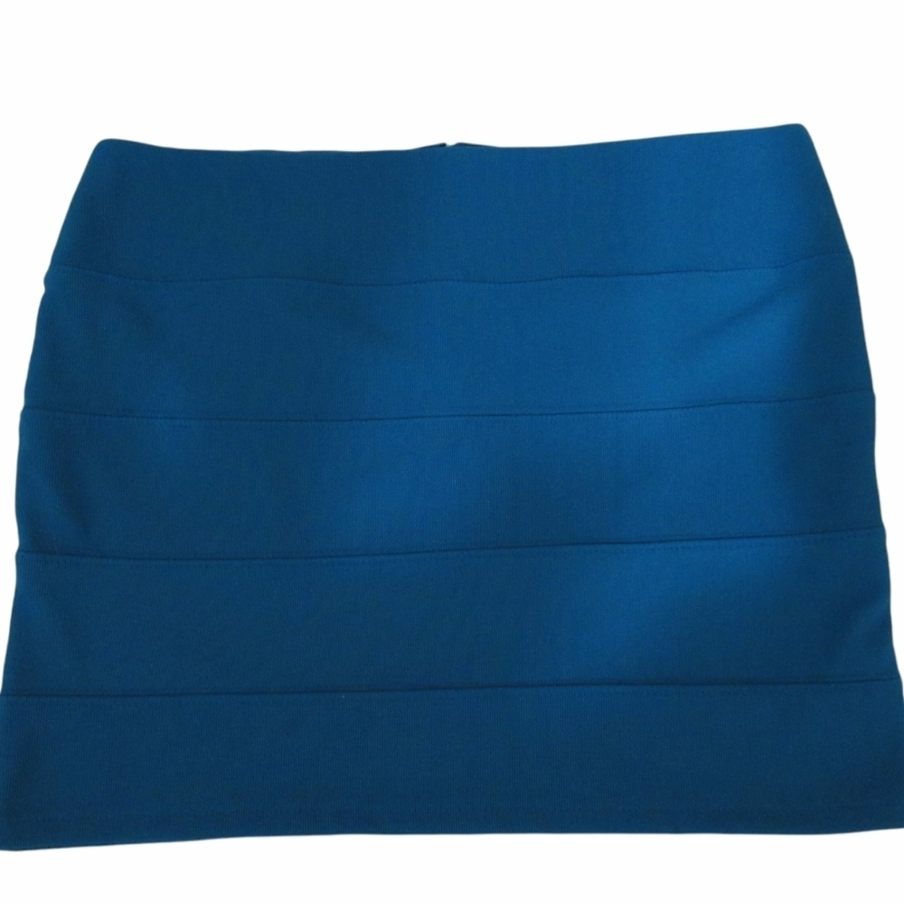 Bluenotes Blue Mini Skirt Size large